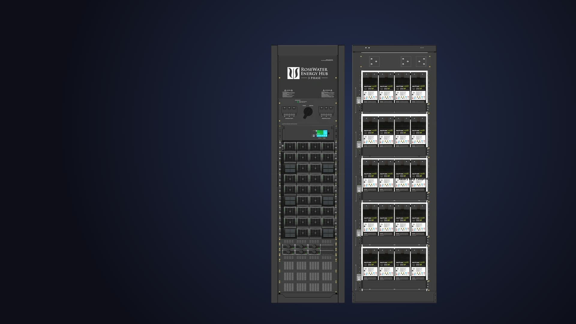 RoseWater Energy three-phase power system